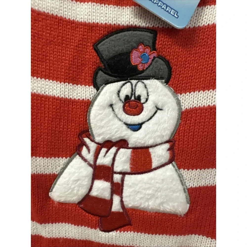 Frosty The‎ Snowman Holiday Sweater Pet Christmas Halloween Dog Costume XL